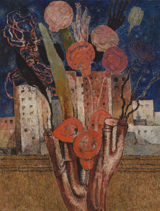 Bloemen Over de Stad Print, 1929-1930