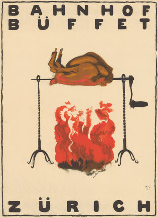 Augusto Giacometti Swiss Advertisment Poster II, 1921