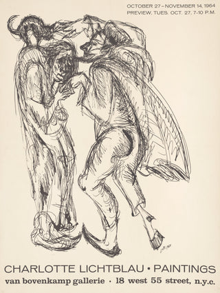 Charlotte Lichtblau American Exhibition Poster, 1964