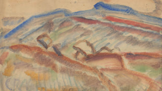 Hilly Landscape Print, 1938