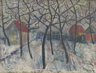 Trees in a Garden Print, 1923