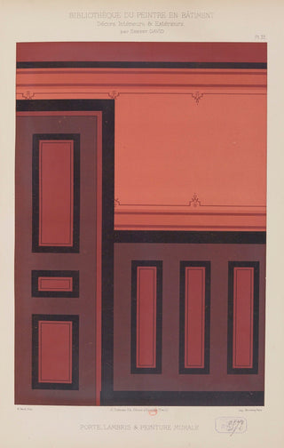 Décors Intérieurs et Extérieurs III Print, 1890