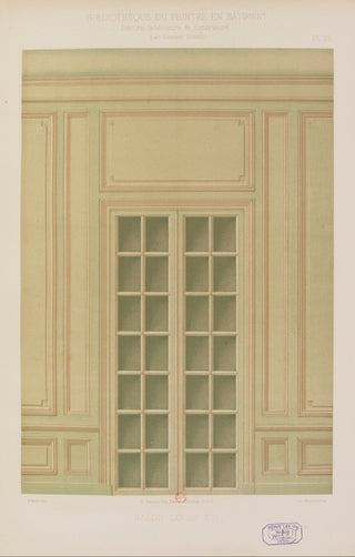 Décors Intérieurs et Extérieurs VIII Print, 1890