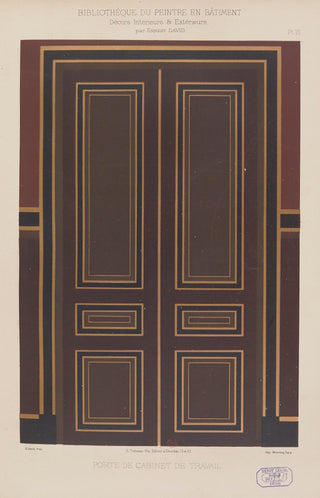 Décors Intérieurs et Extérieurs XII Print, 1890