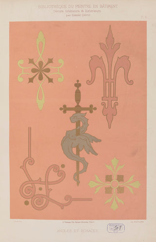 Décors Intérieurs et Extérieurs XIII Print, 1890