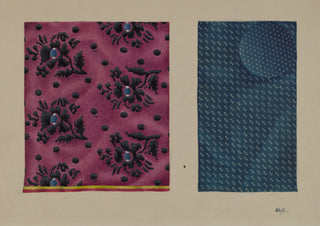 Samples of Silk Prints Collection (Set of 2), Index of American Design