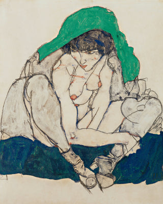 Woman with Green Headscarf Print, 1914