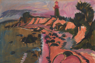 Fehmarn Coast with Lighthouse Print, 1913