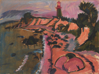 Fehmarn Coast with Lighthouse Print, 1913