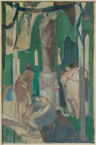 French Town Hall Mural Prints Collection (Set of 2), 1931