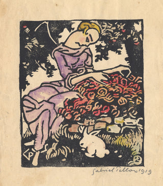 Estampe d'Alfred Pellon Print, 1874–1947