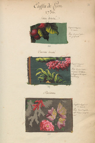 Fabric of Lyon Print, 1736