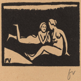 Bathers on the Grass Print, 1893