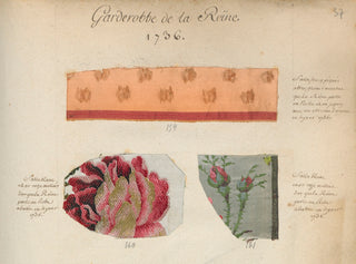 French Fabric Samples Print II, 1736