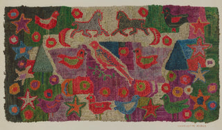 Hooked Rug III Print, Index of American Design