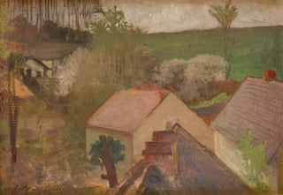 Countryside Landscape with Houses Print, 1904-1908