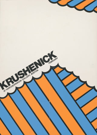 Nicholas Krushenick American Exhibition Poster, 1968