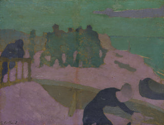 La Plage Violette Print, 1890