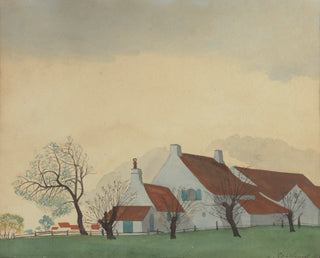 Landscape with Farm Print, 1930