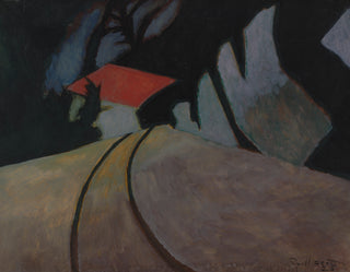 Landscape with Red Roof Print, 1926