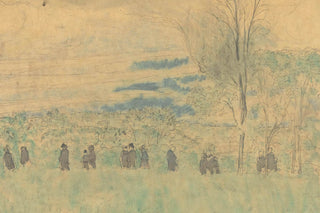 Landscape with Walkers Print, 1878-1940
