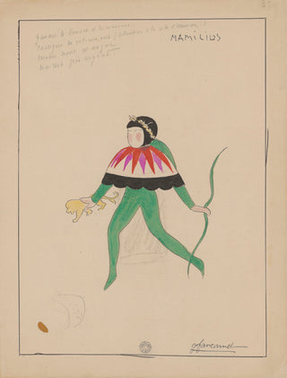 The Winter's Tale Costume Design Print, 1920