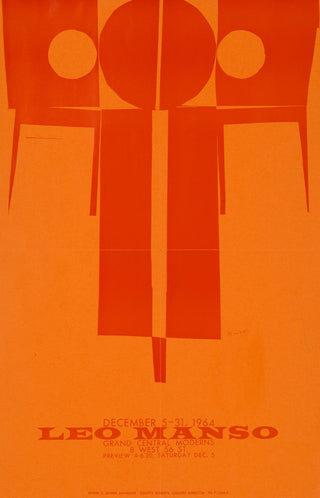 Leo Manso American Exhibition Poster, 1964
