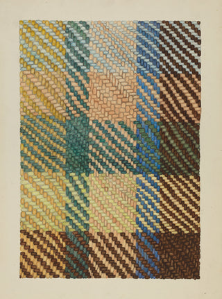 Jerga Carpet Print, Index of American Design