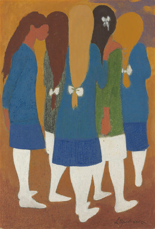 Girls with White Stockings Print, 1912
