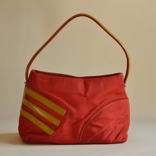 Etro Red & Olive Handbag, Made in Italy