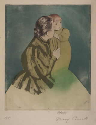 Peasant Mother & Child Print, 1894