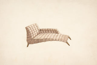 Quilted Chaise Print, 1935