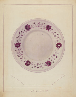 Plate Print, Index of American Design