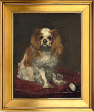 Museum Collection: A King Charles Spaniel Print, 1866