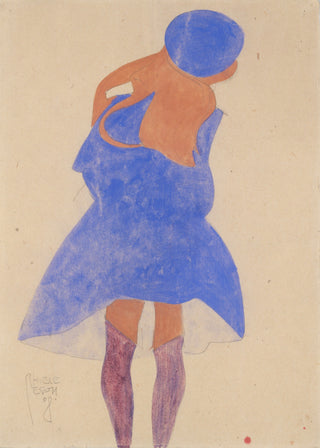 Standing Girl, Back View Print, 1908