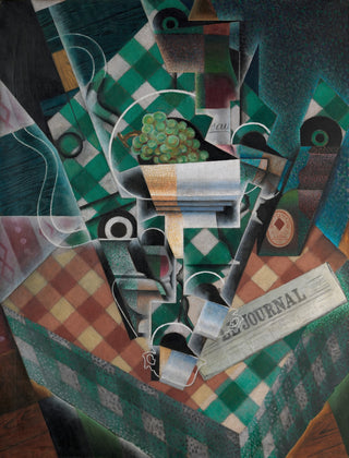 Still Life with Checked Tablecloth Print, 1915