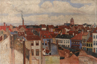 The Rooftops of Ostend Print, 1901