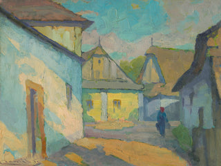 Motif from an East Slovak Village Print, 1925