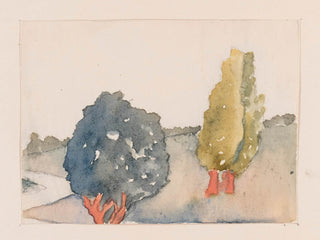 Three Trees Print, 1909
