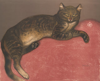 Winter Cat on a Cushion Print, 1913