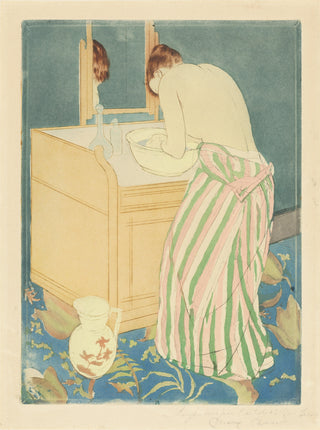 Woman Bathing Print, 1890-1891