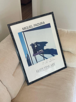 "Night Shadow" by Miguel Padura 1991 Framed Fine Art Print