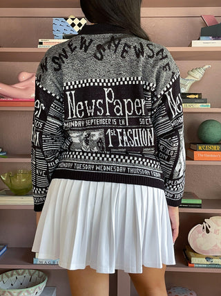 1980s Newspaper Print Sweater (12)