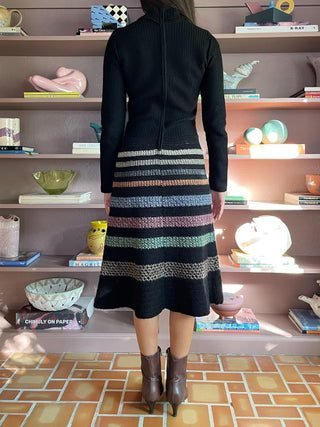 1960s-70s Missoni Style Sweater Dress (XS-S)