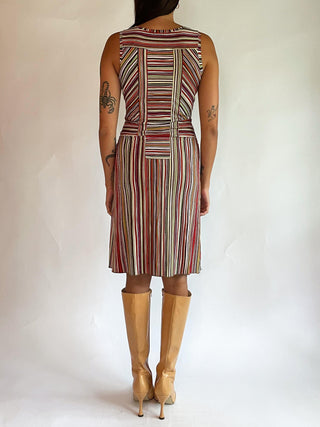 2000s Christian Lacroix Striped Dress (S-M)