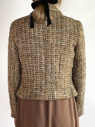 1990s-00s Cropped Tweed Jacket (2)