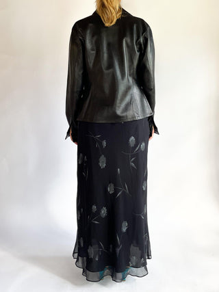 2000s Floral Silk Maxi Skirt (12)