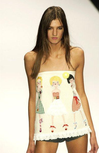 S-S 2002 Moschino Cheap and Chic "Uptown Girls" Skirt (4-6)
